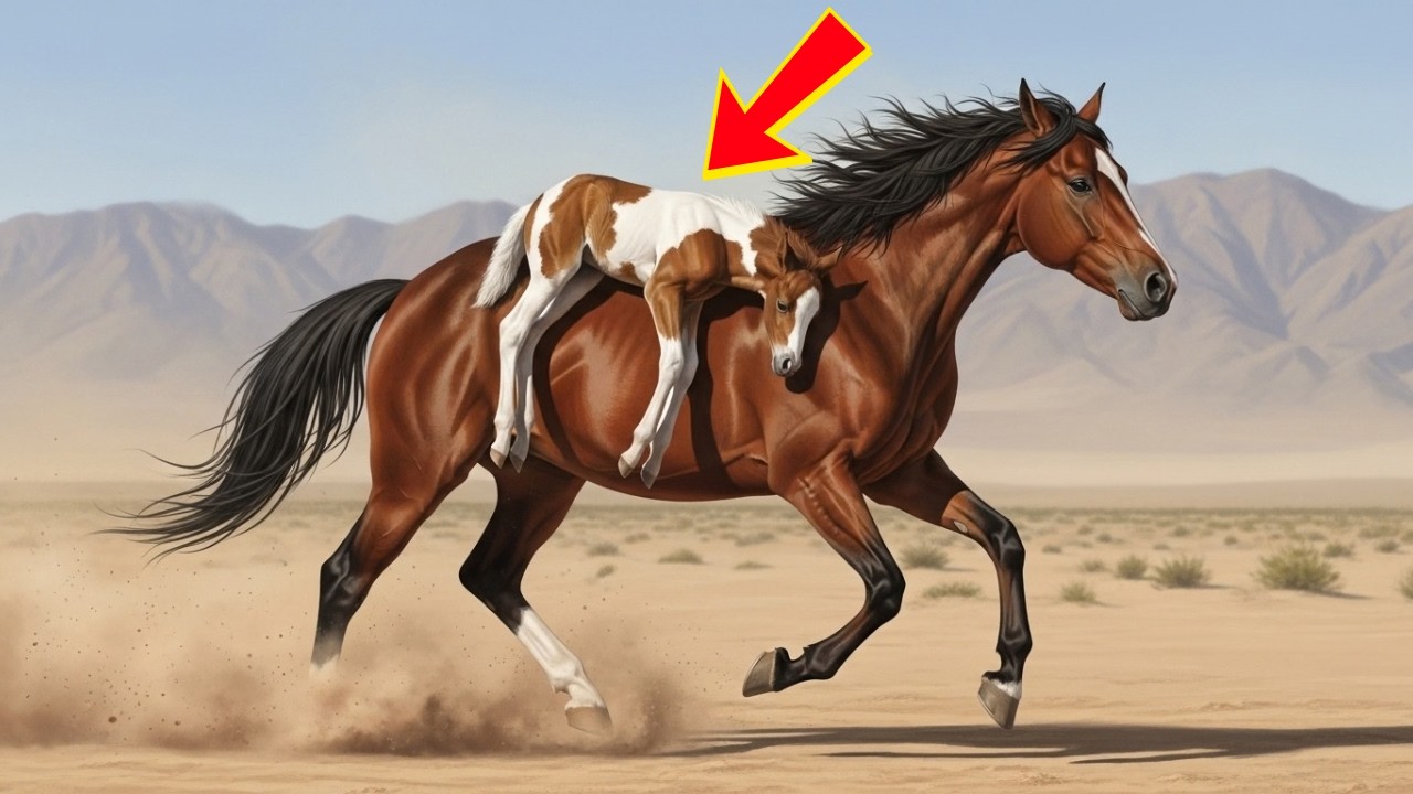 Dieser Mustang legte 65 Kilometer zurück – und was er trug und wohin er es brachte, wird dein Herz