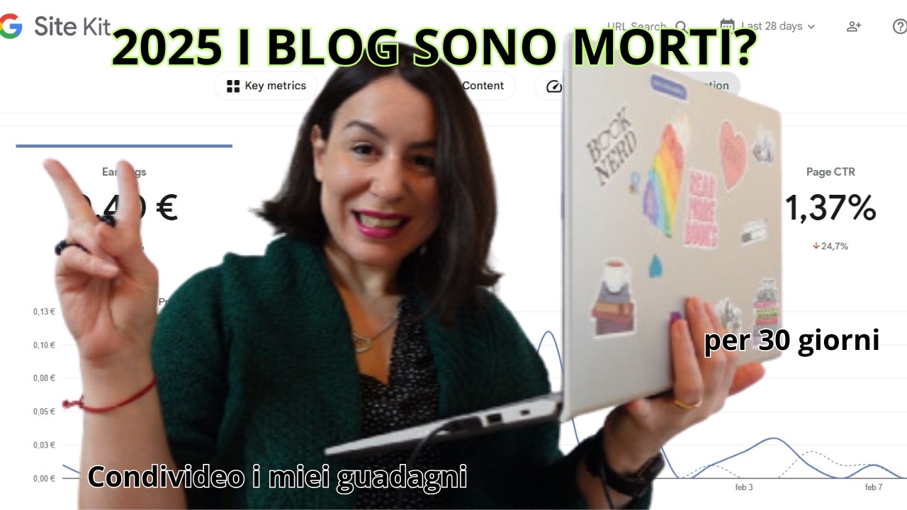 GUADAGNARE CON UN BLOG NEL 2025 SI PUò? Pubbico tutti i giorni per 30 giorni challenge!