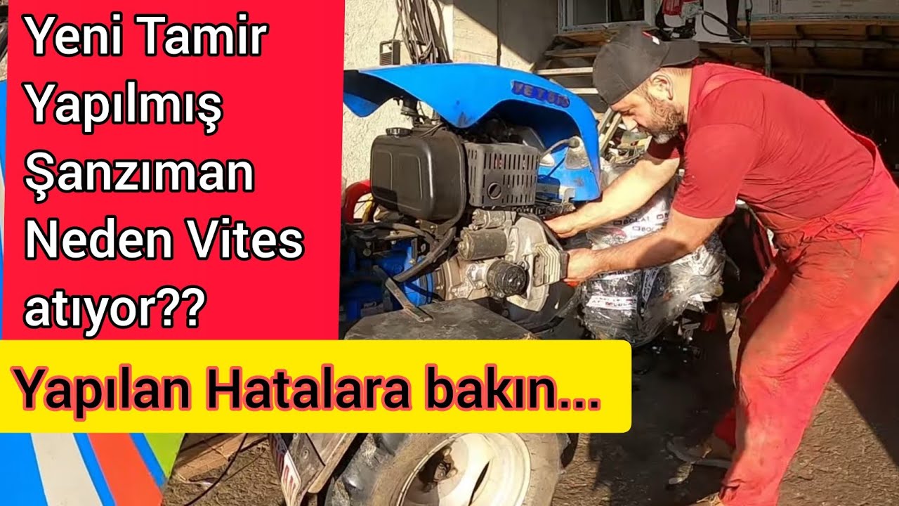 Yağmur 510 Şanzıman 1. Vites Atıyor Nasıl Yapılır / Yağmur 510 Tractor Gearbox 1st Gear How To Make