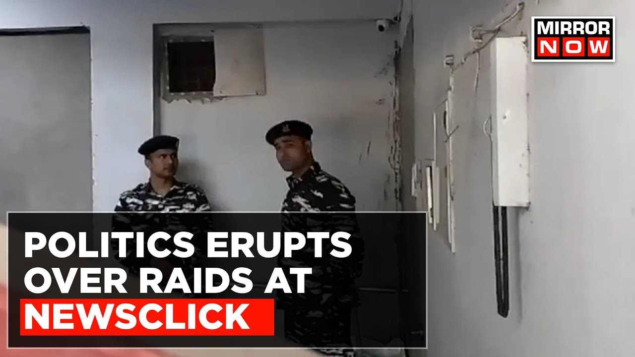 China Funding Row: Delhi Police's Special Cell Raids Underway At 15 NewsClick Premises | Top News