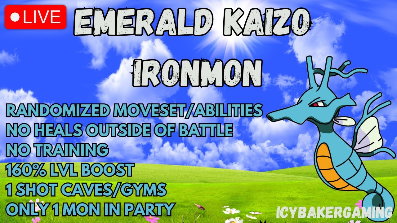 🔴LIVE - EMERALD KAIZO IRONMON - ↑▲HARDEST POKEMON CHALLENGE▲↑