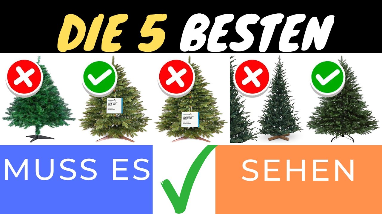 🎄 DIE BESTEN WEIHNACHTSBÄUME FÜR DEINEN GARTEN 2025! 🎅 TOP 5 KÜNSTLICHE BÄUME IM VERGLEICH!