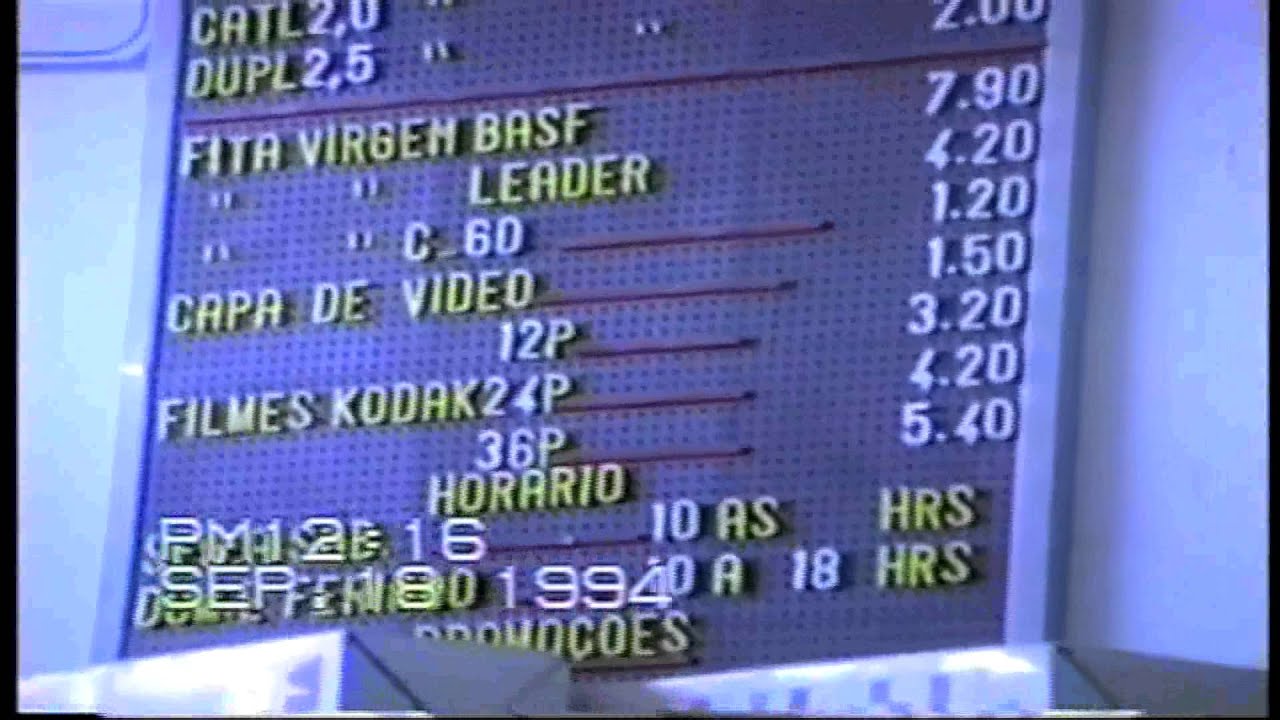 LOCADORA PATY V&Iacute;DEO 1994