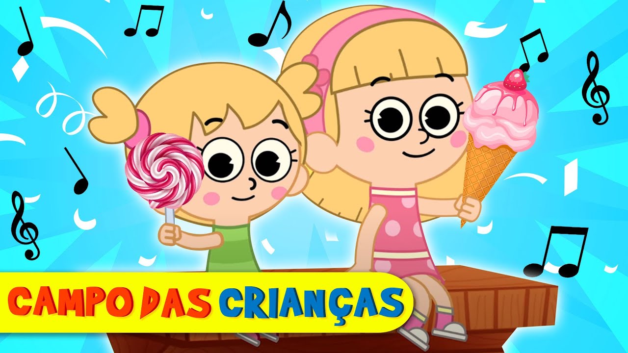 Qual A Cor do Doce e Músicas Divertidas Para Crianças em Português Brasil | Campo das Crianças
