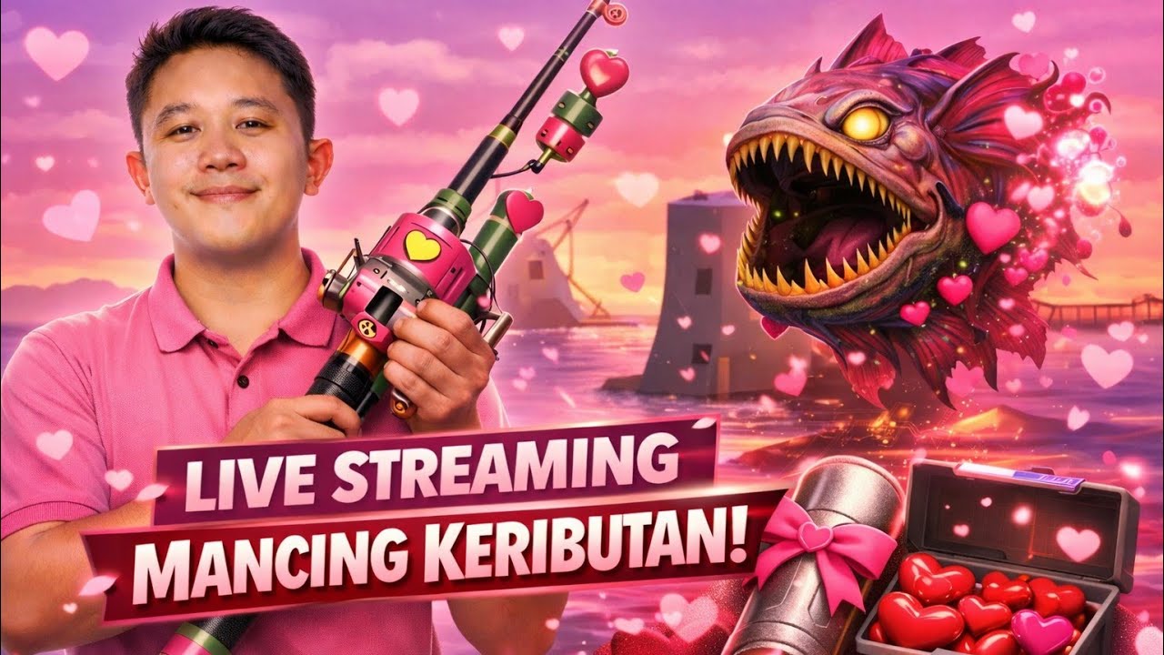 🔴LIVE HAPPY VALENTINE Mancing Yuk! Creatures of the Deep: Fishing