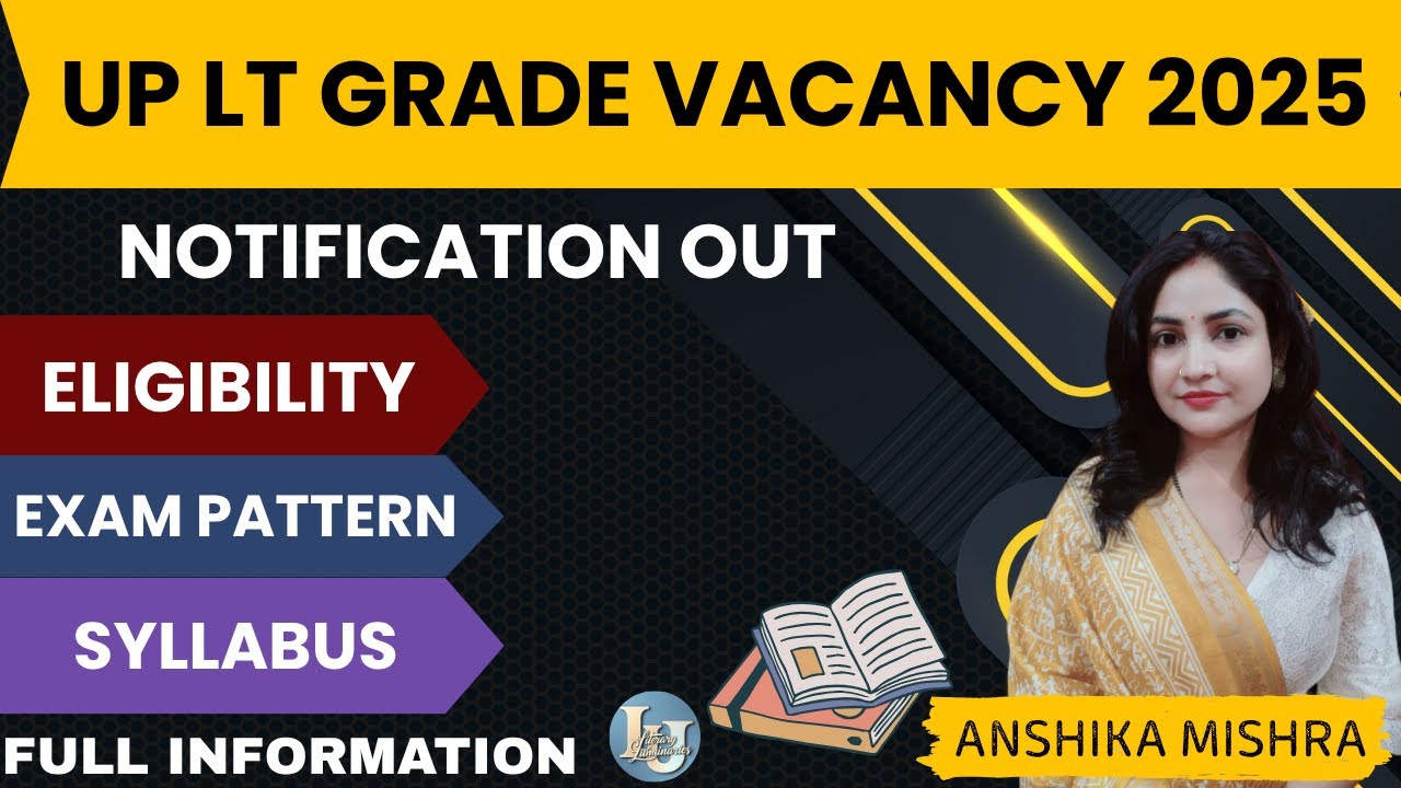 UTTAR PRADESH LT GRADE TEACHER VACANCY - 2025 || EXAM PATTERN || SYLLABUS ||