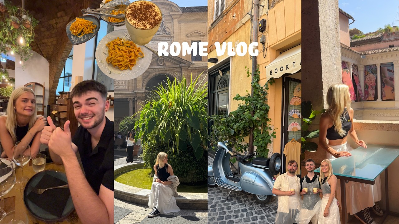 ROME VLOG 🇮🇹 The Pantheon, Exploring Vatican City, Cooking Class & lots more