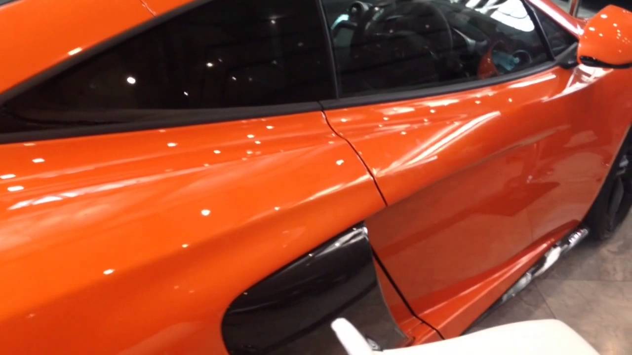 McLaren 650s in Blaze Orange