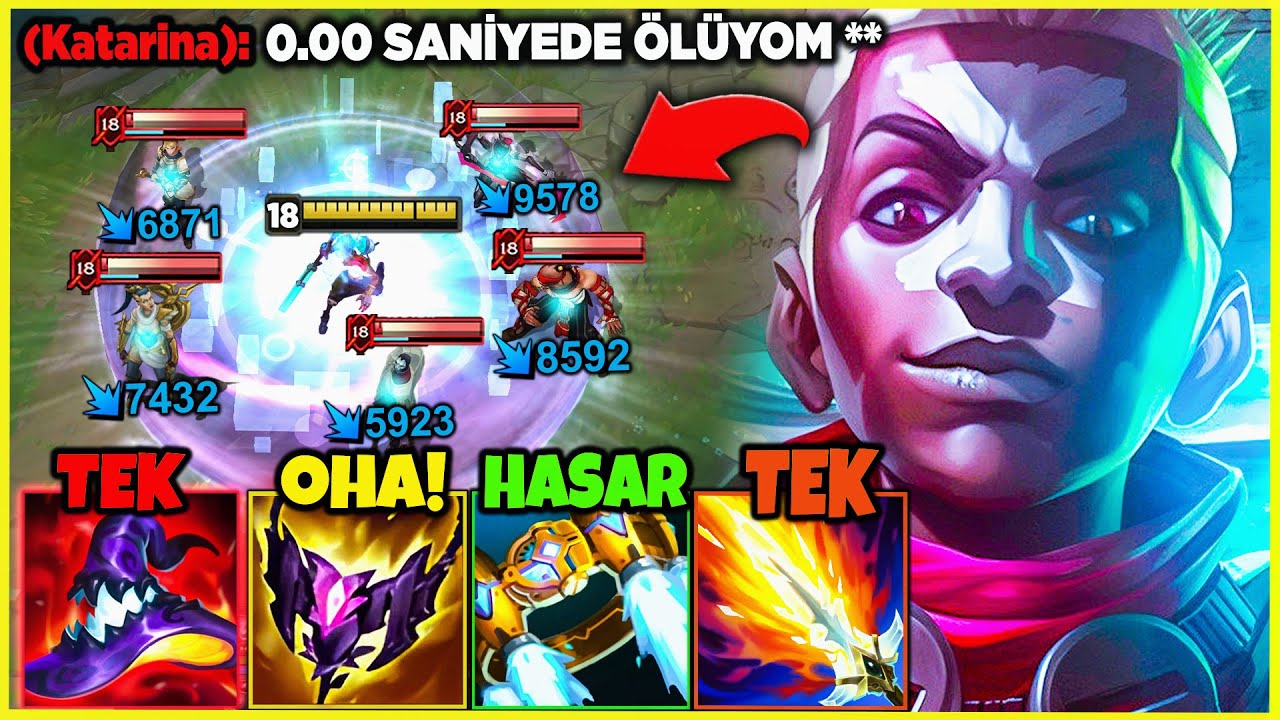 ULTİME OTURANLAR YOK OLUYOR !! DEHŞET HASAR EKKO MİD VS KATARİNA !!