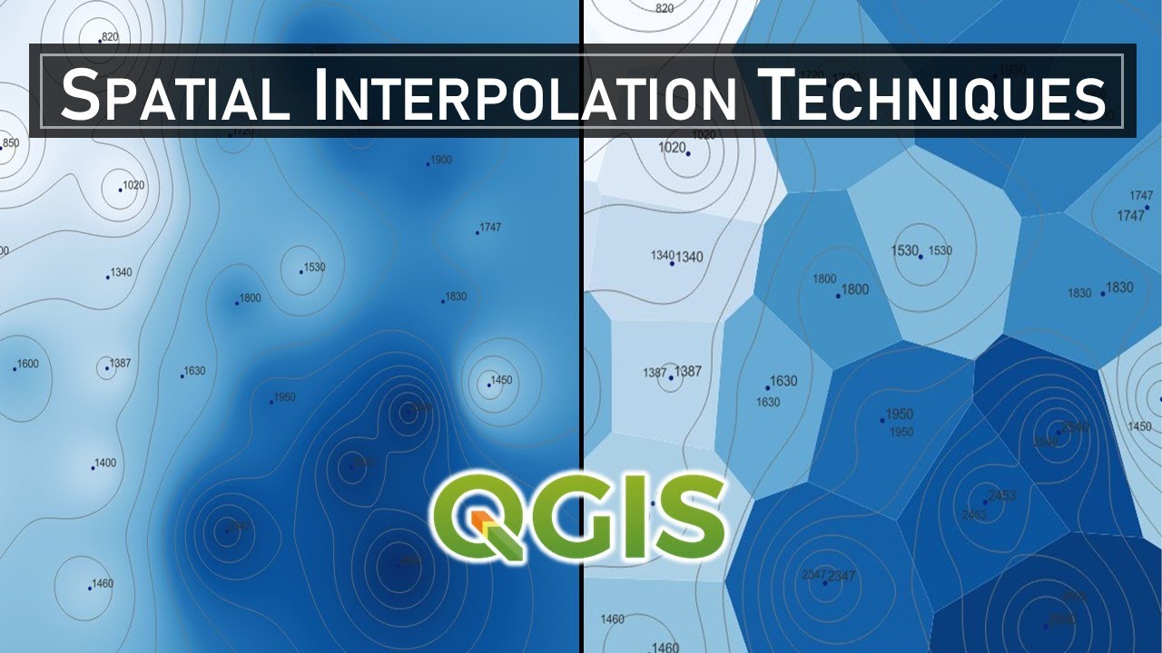 Spatial Interpolation Techniques in QGIS