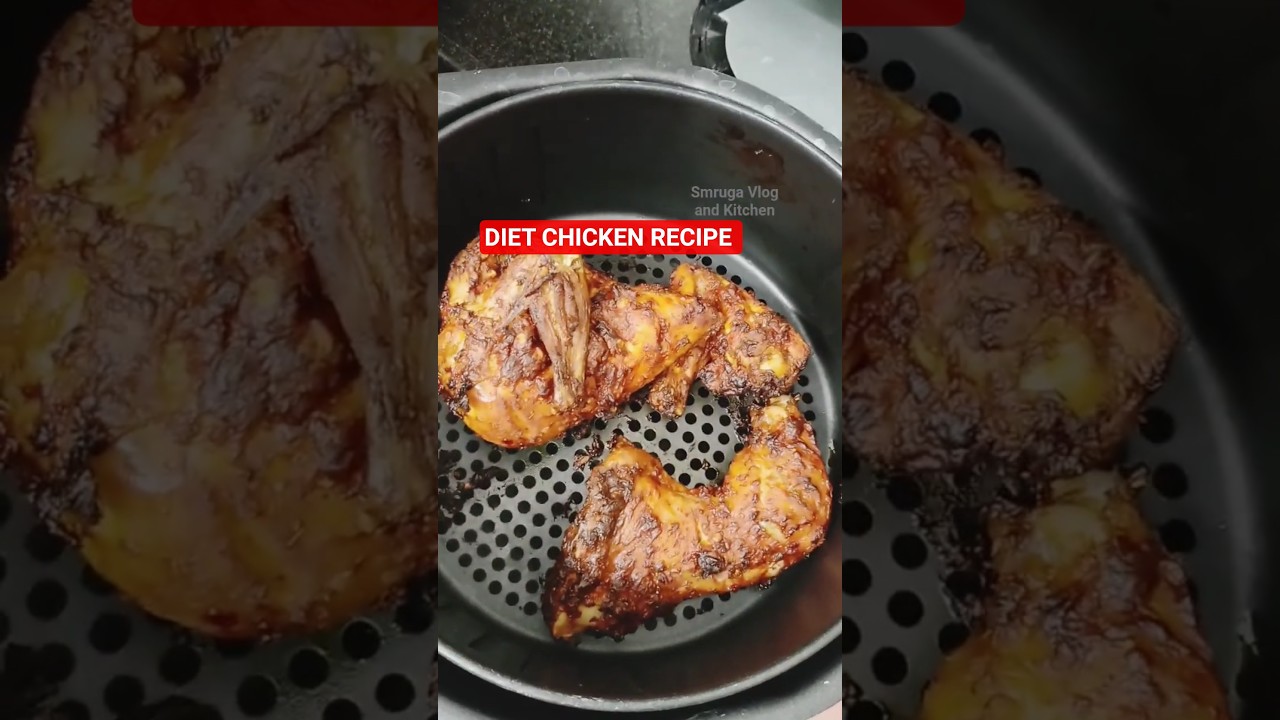 Smoky air fryer chicken / diet friendly / less oil / juicy & healthy /Diet Recipe 