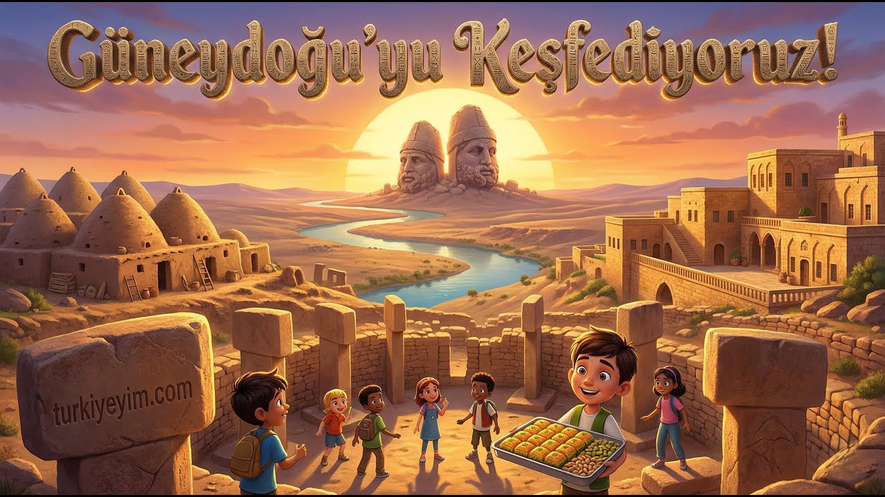 🕌 Güneydoğu Anadolu'yı Geziyoruz! Kültür ve Lezzet | Eğlenceli Türkiye Turu 🇹🇷