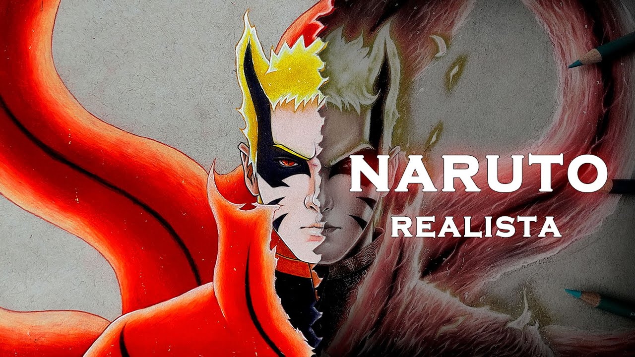 🔥 Coloreado Plano VS Semi-Realista 🔥| NARUTO MODO BARION  | Esteban Arts
