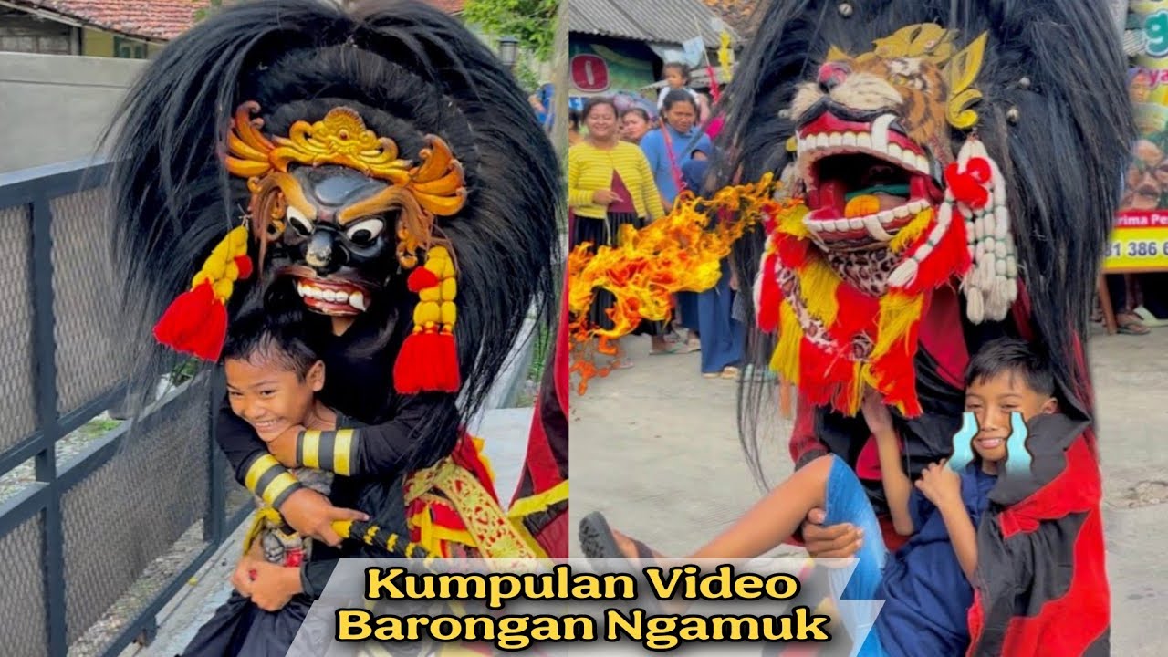 Bikin Ketawa !!Kumpulan Video Barongan Ngamuk