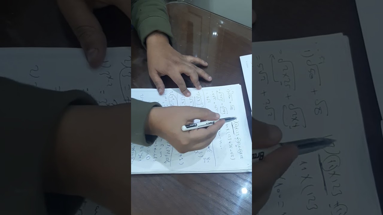 حل أول أمتحان ماث من كتاب المعاصر تانيه أعدادى ٢٠٢٦