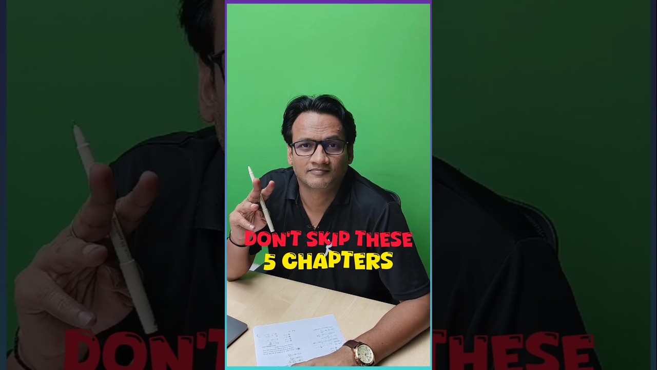 5 Must Do Chapters of Physics | JEE Main 2025 | NKC Sir #jeemains #jee