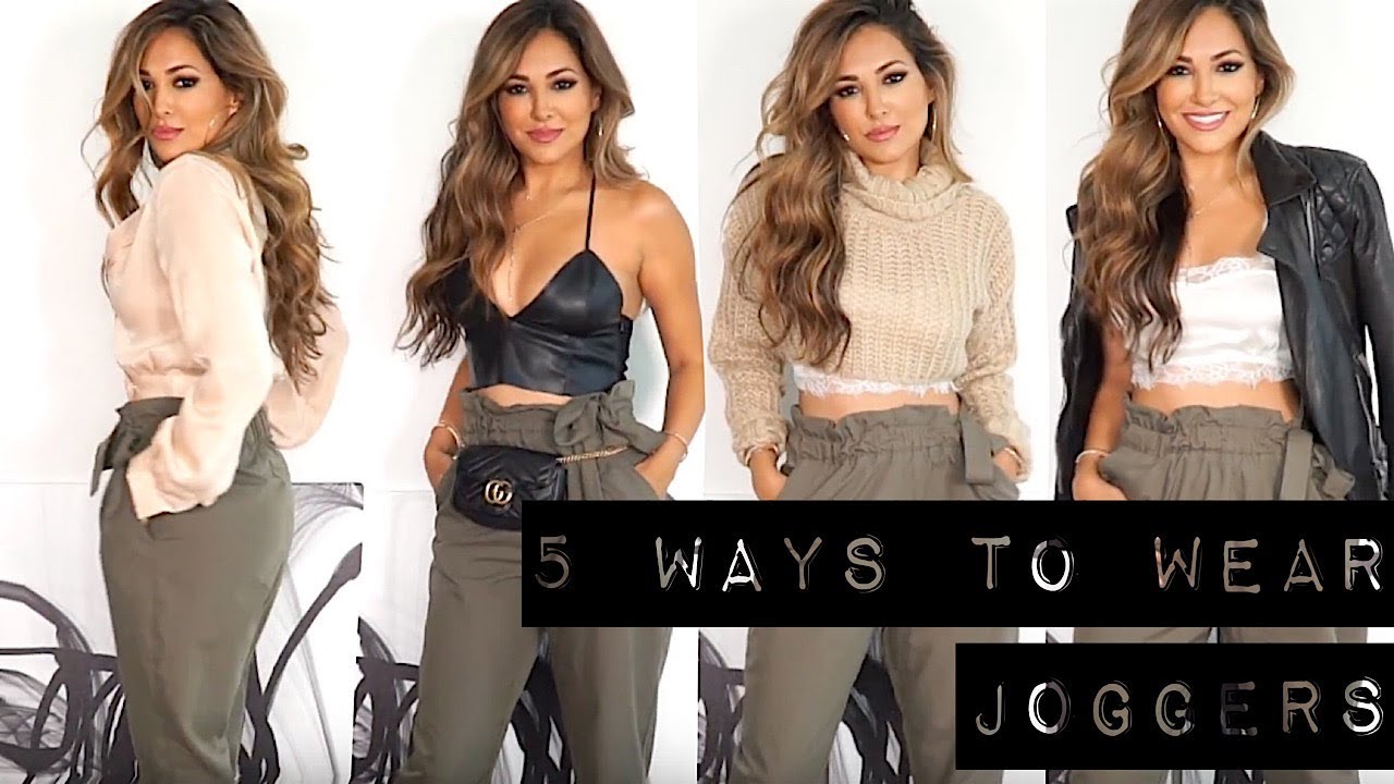 5 WAYS TO STYLE JOGGERS | Fall Lookbook