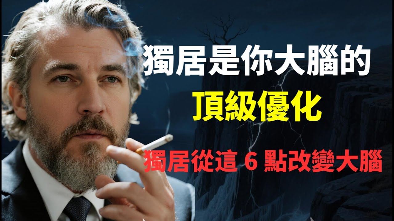 獨居，是你大腦的頂級優化。獨居從這 6 點不知不覺改變你的大腦