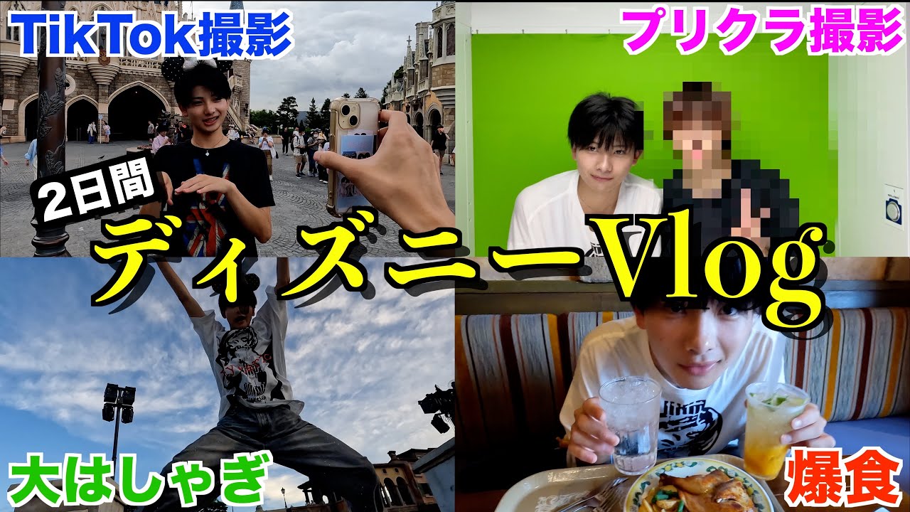 【Vlog】初！2日間連続ディズニーが楽しすぎた！
