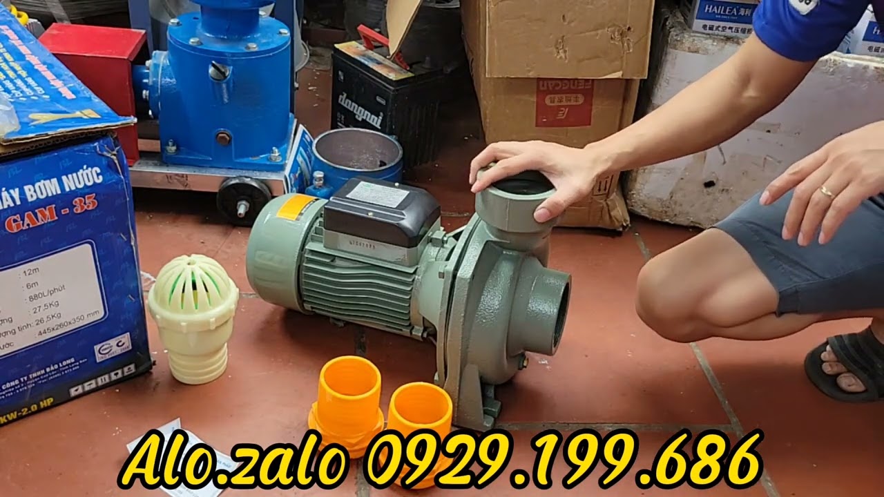 MÁY BƠM NƯỚC BẢO LONG-máy bơm béc-máy bơm đĩa dân nước cao và xa công suất 1500w