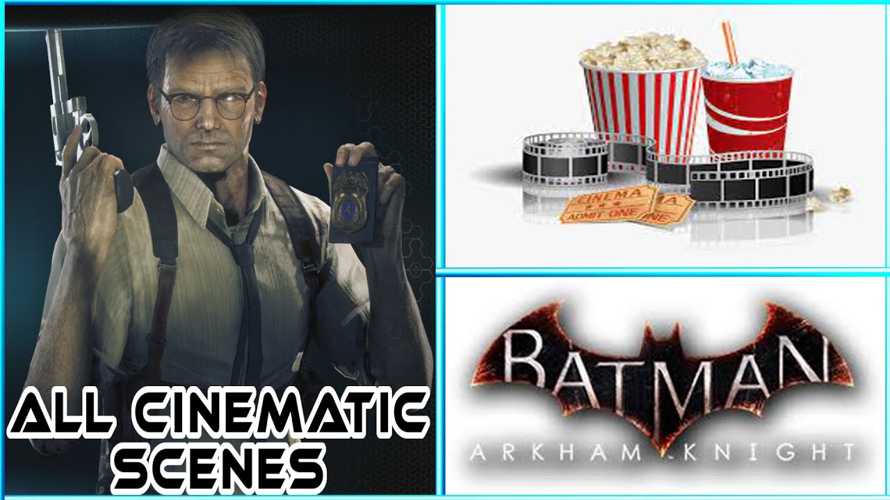 Batman Arkham Knight - All Detective James Gordon Cinematic Scenes (Compilation)