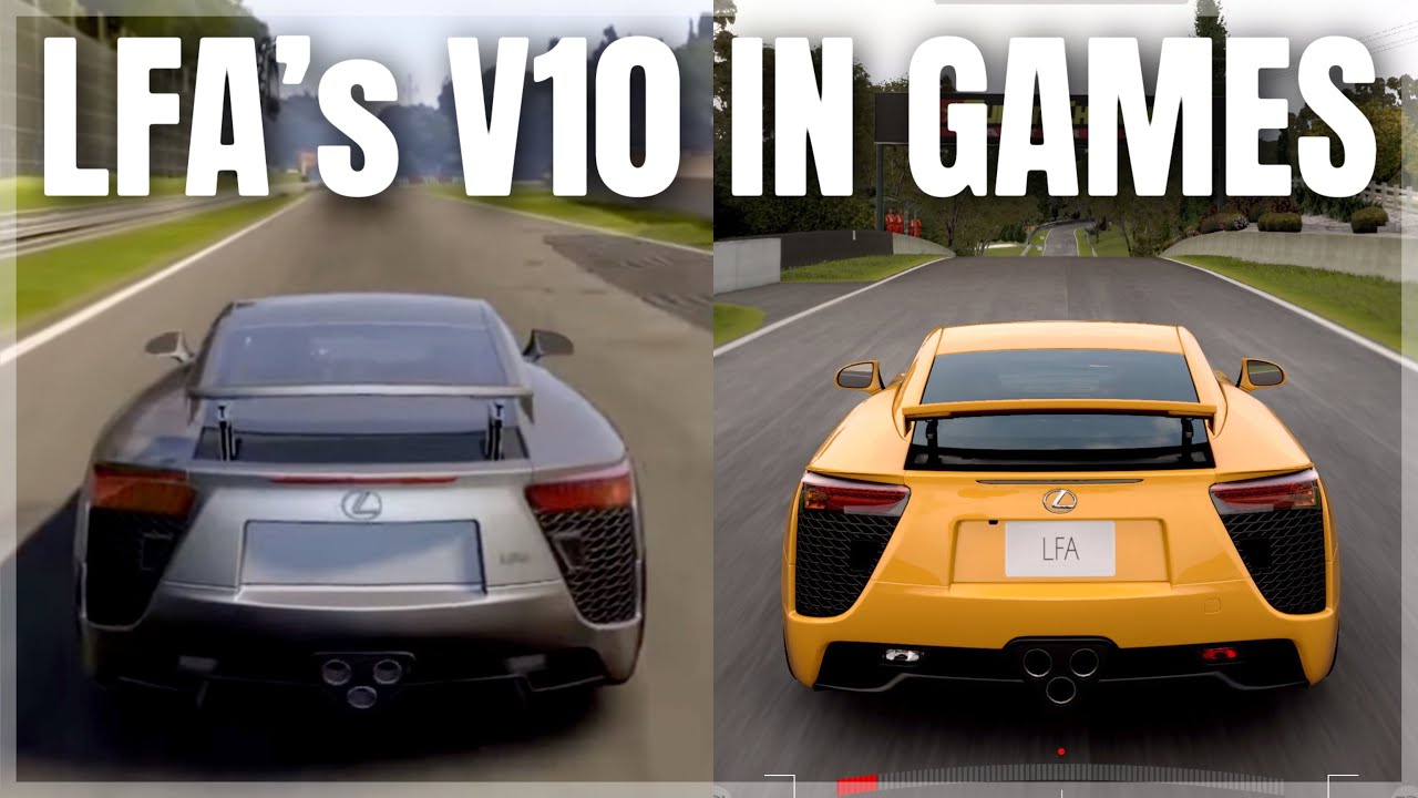 Lexus LFA in Car Games / 4.8L V10 Sounds (Roulette Special)