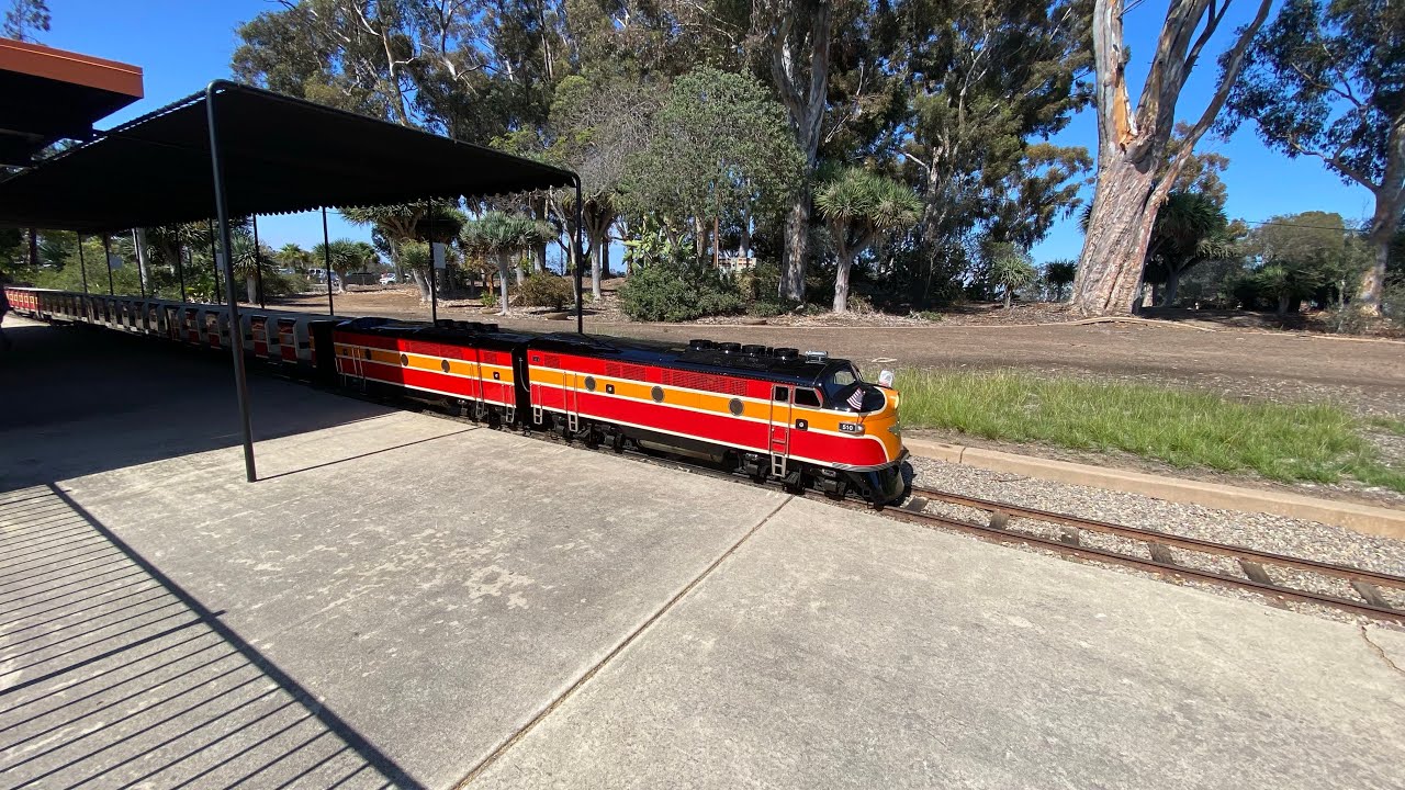 Balboa Park Miniature Railroad Full Ride San Diego July 2022
