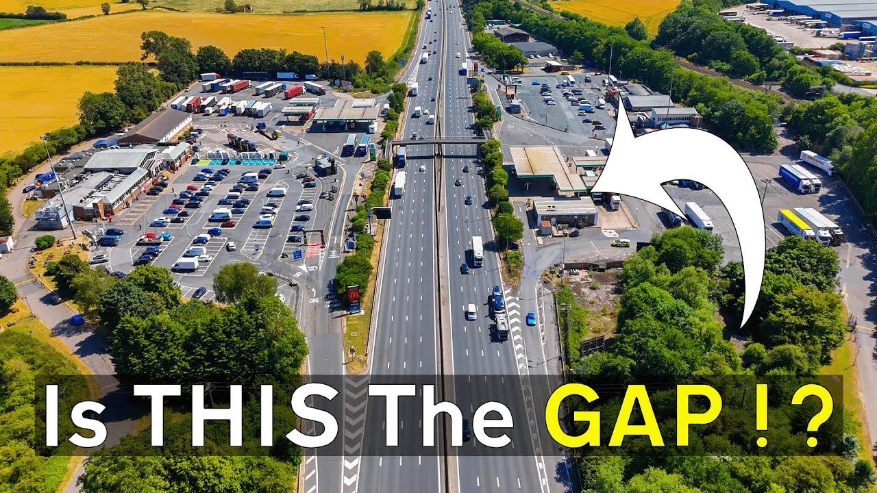 WHERE or WHAT Is THE GAP At Watford Gap Motorway Services?