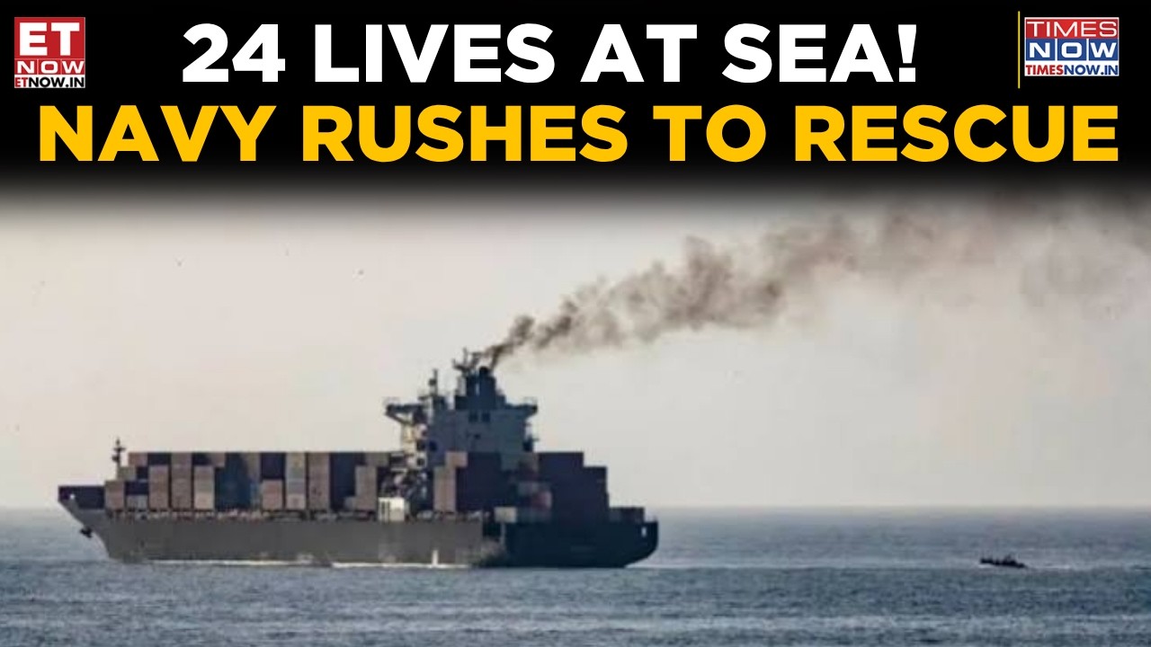 Cargo Ship Goes Down In Bay Of Bengal! Massive Rescue Operation Underway | Breaking News | ET Now