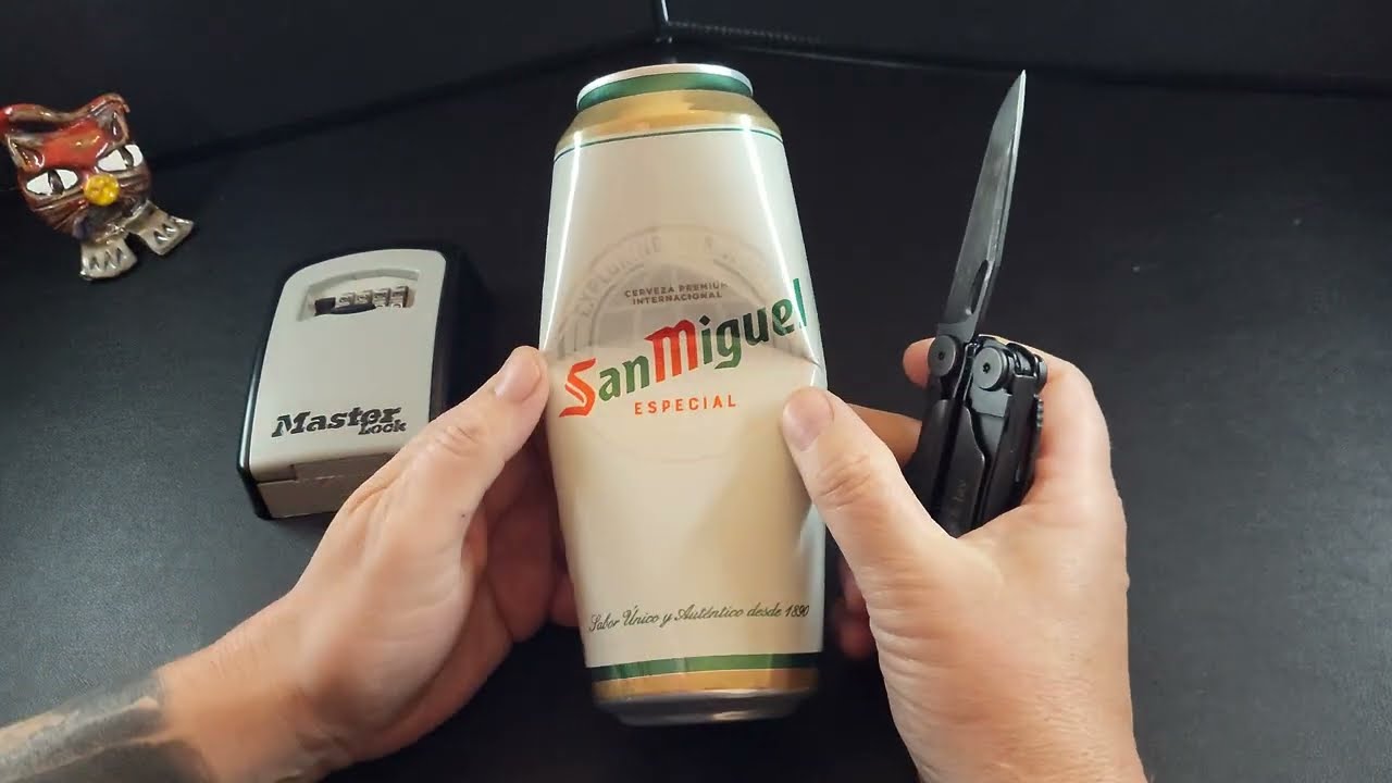 Master Lock Key Safe, decoded with a beer can!