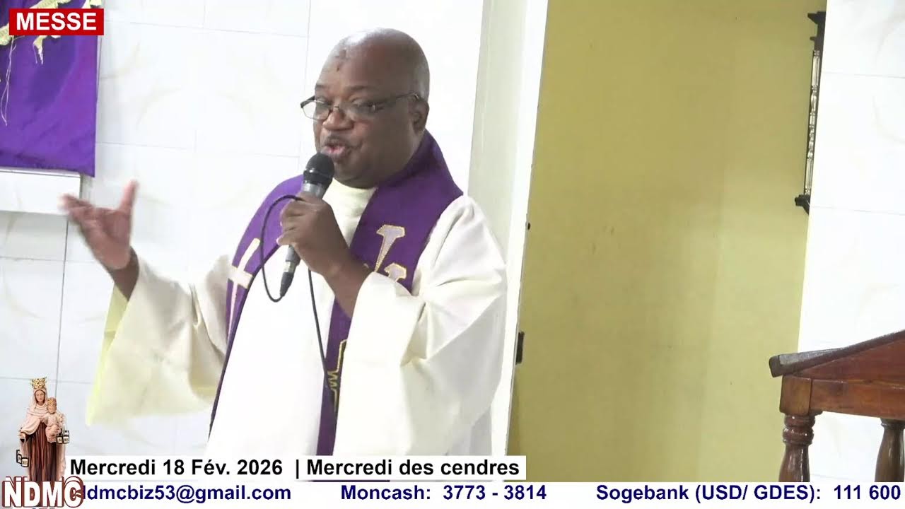 Mercredi 18 Fév. 2026  | Mercredi des cendres  - Chorale Paroissiale