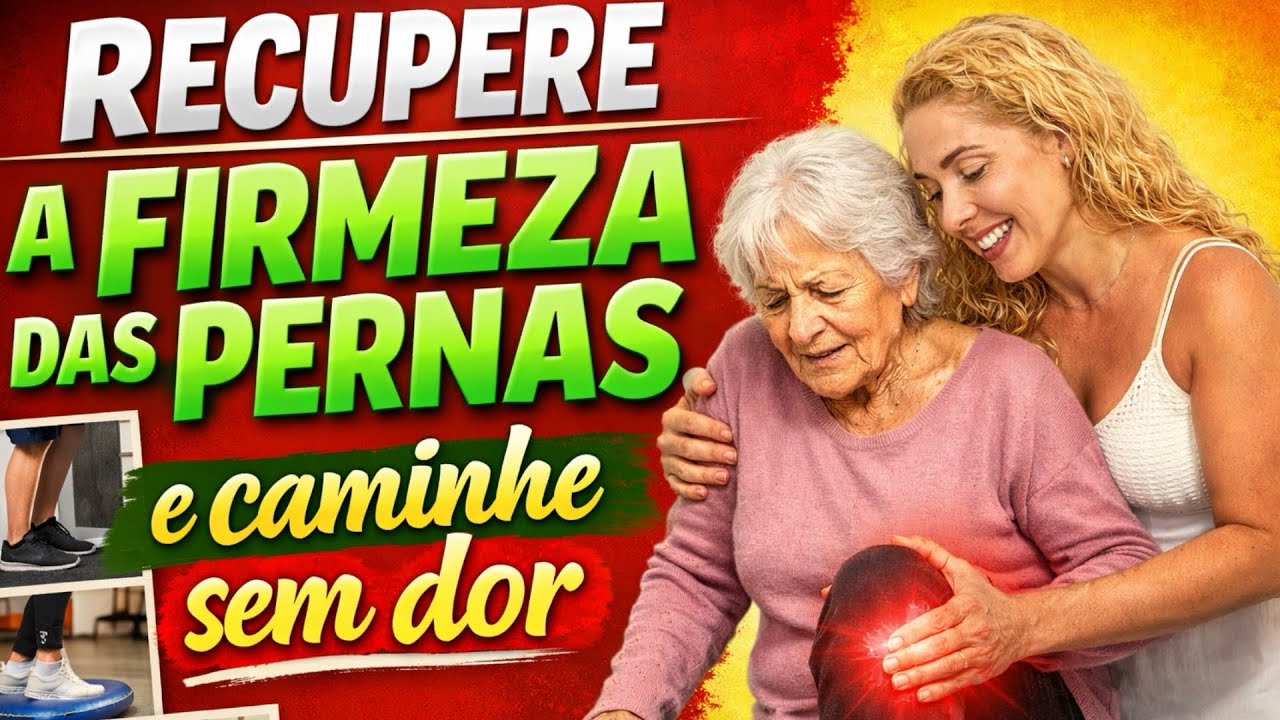 PERNAS FRACAS e DOR pra CAMINHAR? 5 Exercícios Para Evitar Quedas e ACABAR com a DOR