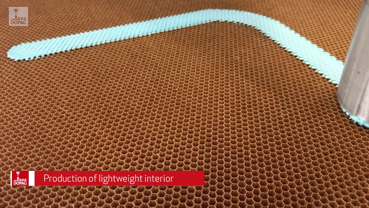 Honeycomb Potting/Core Filling with coredis - DOPAG