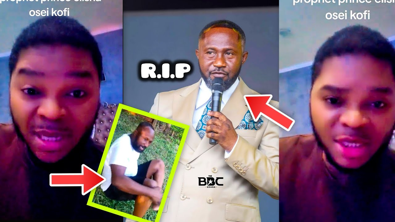 Breaking:Bishop Obinim Reveals final moment with Prophet Elisha Osei Kofi Before D£ATH 