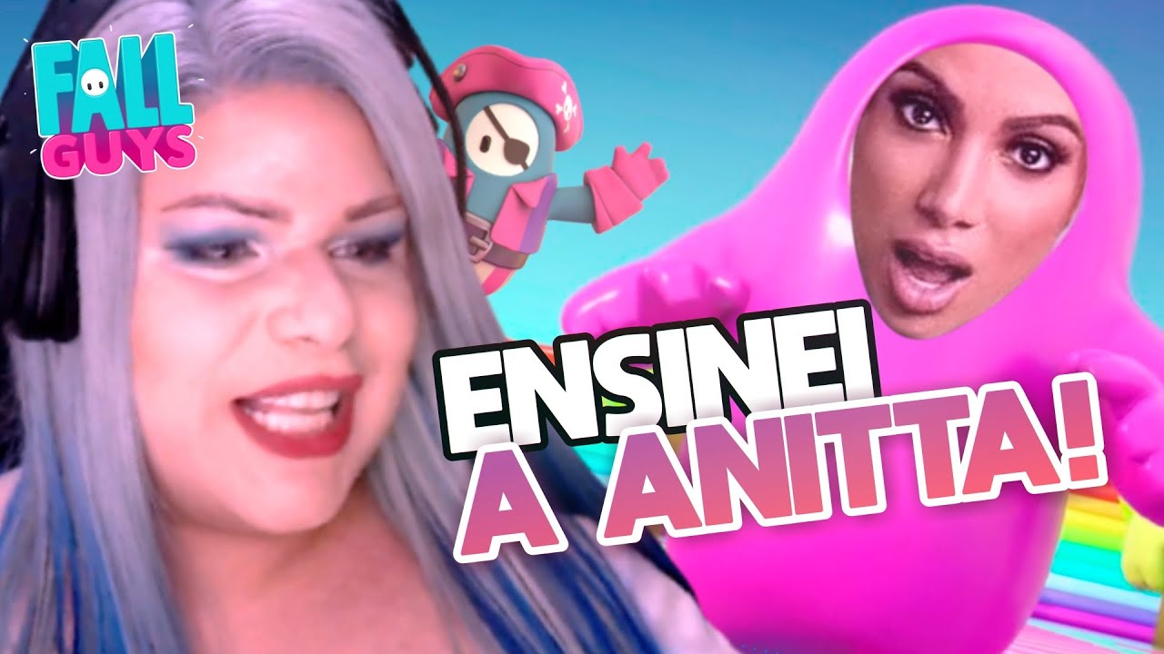 ENSINAMOS A ANITTA JOGAR FALL GUYS! (feat. Anitta, Rebeca Trans & Samira Close)