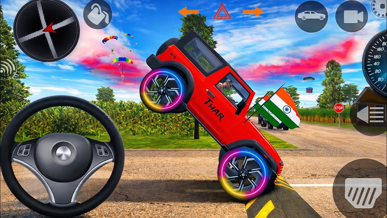 Modified Mahindra Thar Car Games: Indian Cars (Gadi Wala Game) - Car Game Android Gameplay 2026Thar