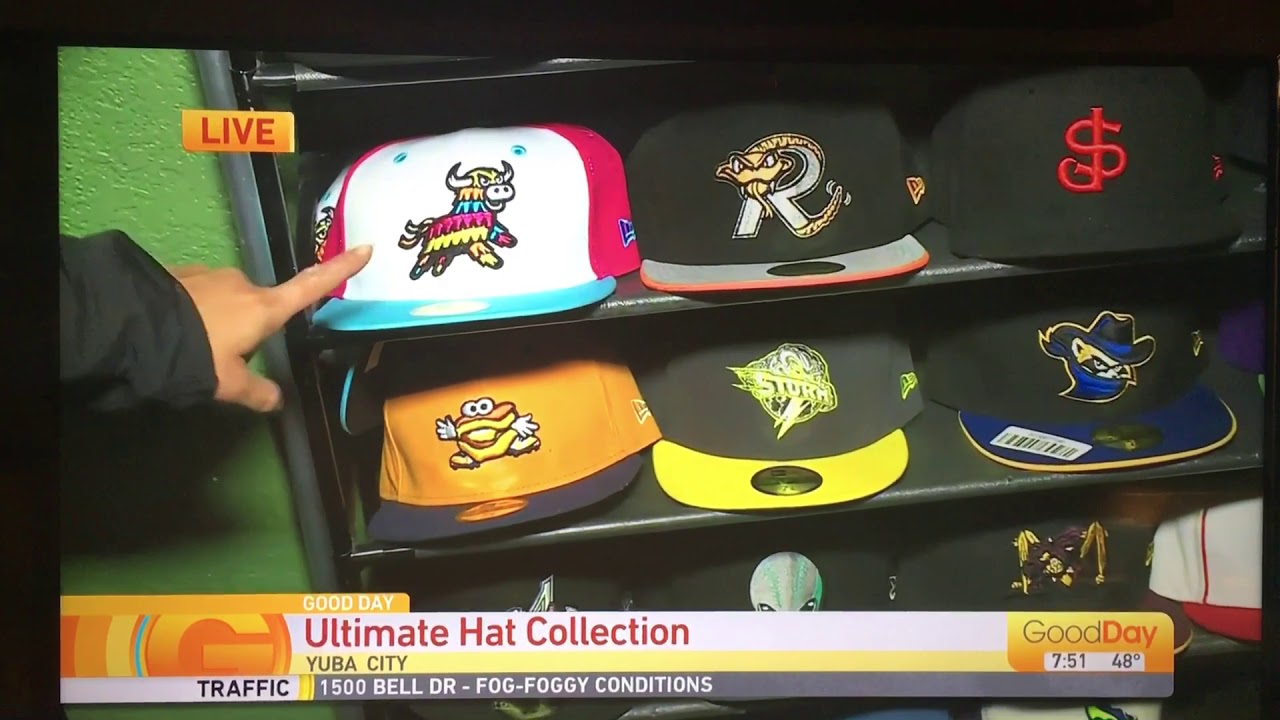 Lids New Era Fitted Hat collector Chad Jarvis -Yuba City on GOOD DAY SACRAMENTO LIVE