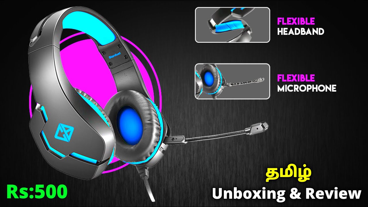 Cosmic Byte Gaming Headset | தமிழ் Unboxing & Review | Rs 500-PS4,Pc,Mobile etc..