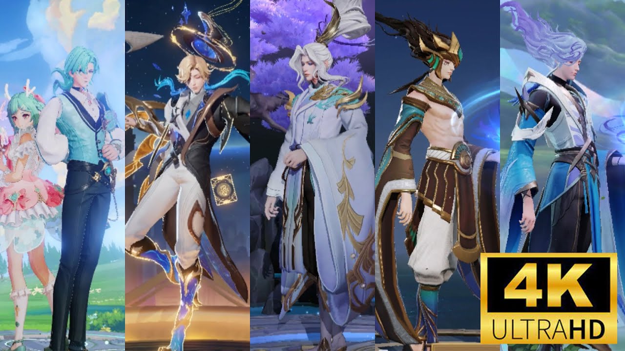 Honor of Kings All Cirrus Costumes/Skins Animation S35