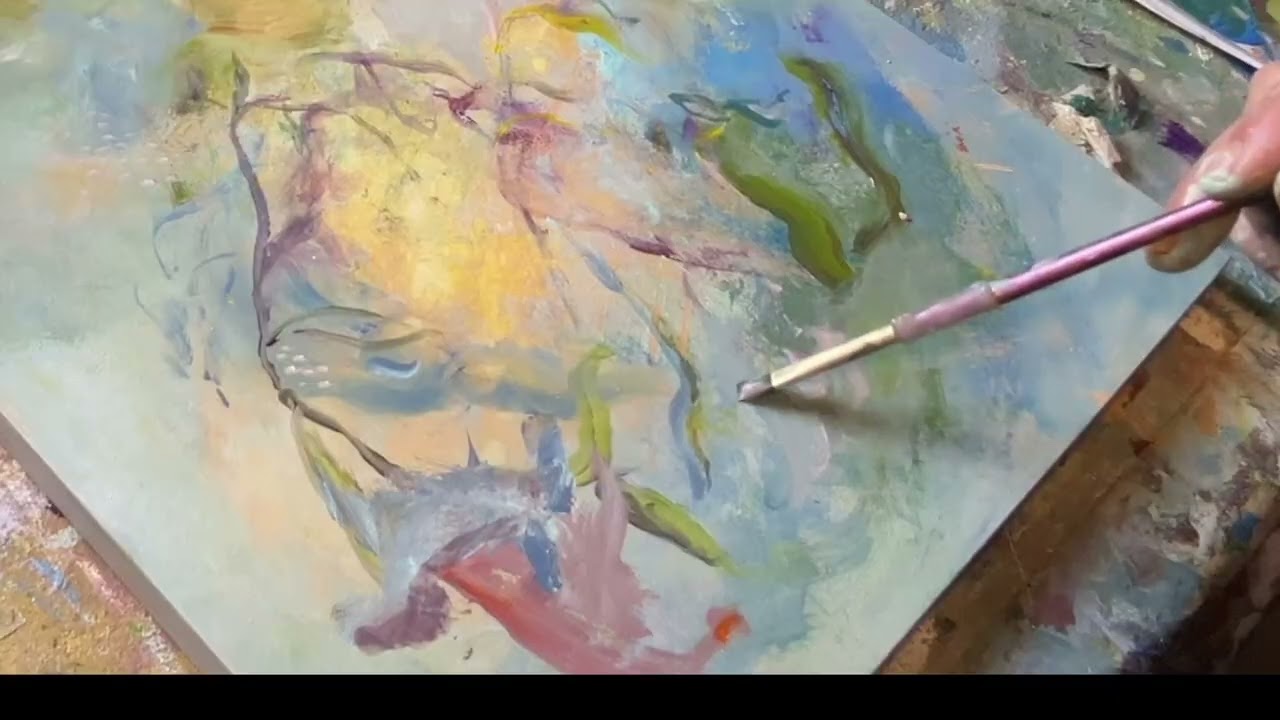 This Abstract Painting Sold In One Hour (My Process)