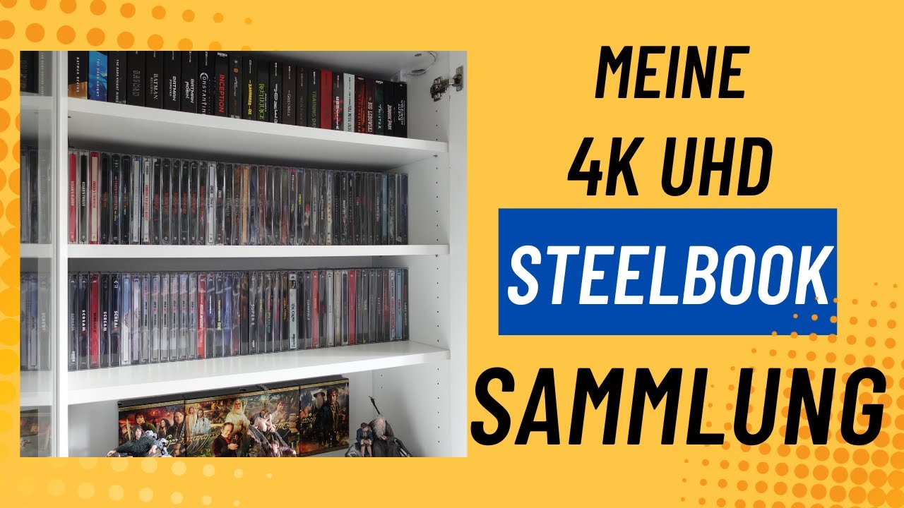 Meine komplette 4k Steelbook Sammlung! - Blu Ray Liebhaber aufgepasst.