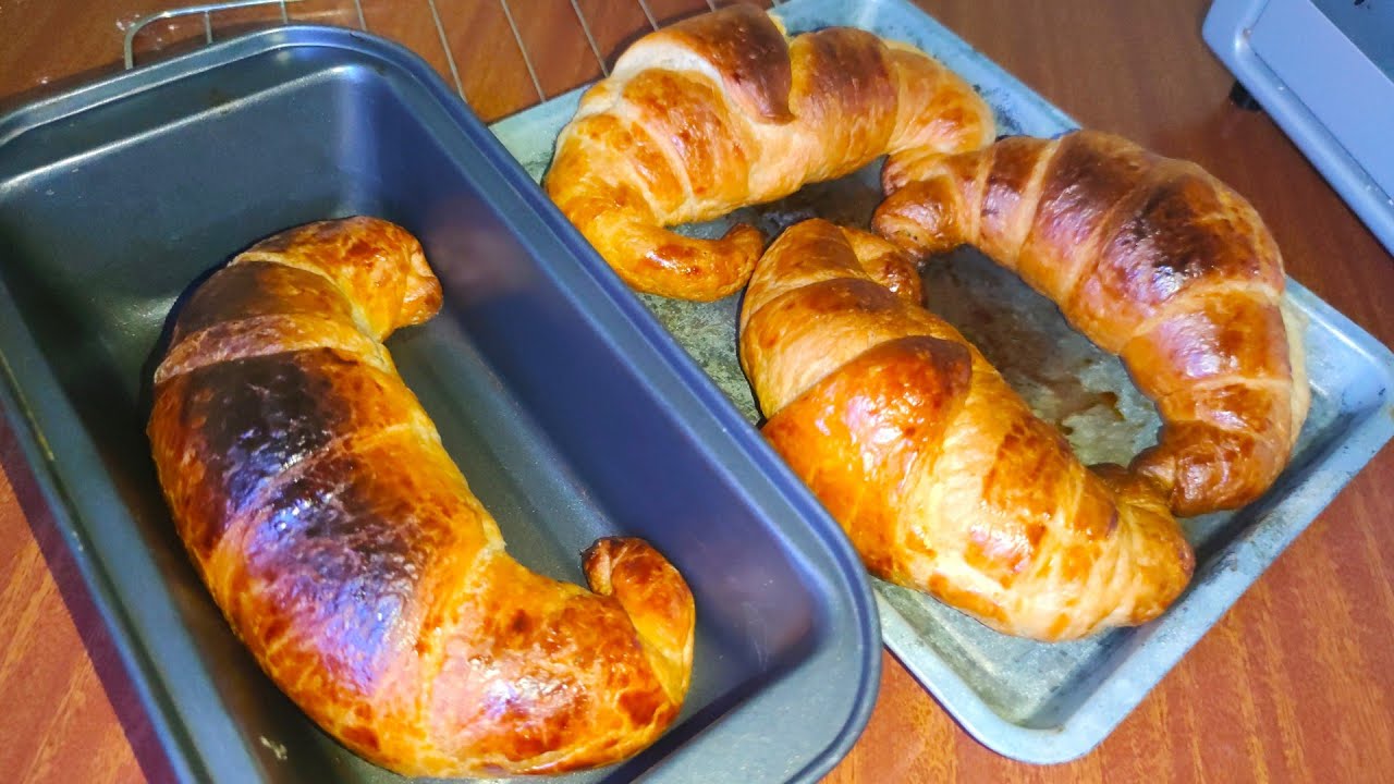 Croissant 🥐 en Casa 🏡 Horno pequeño🔥😋