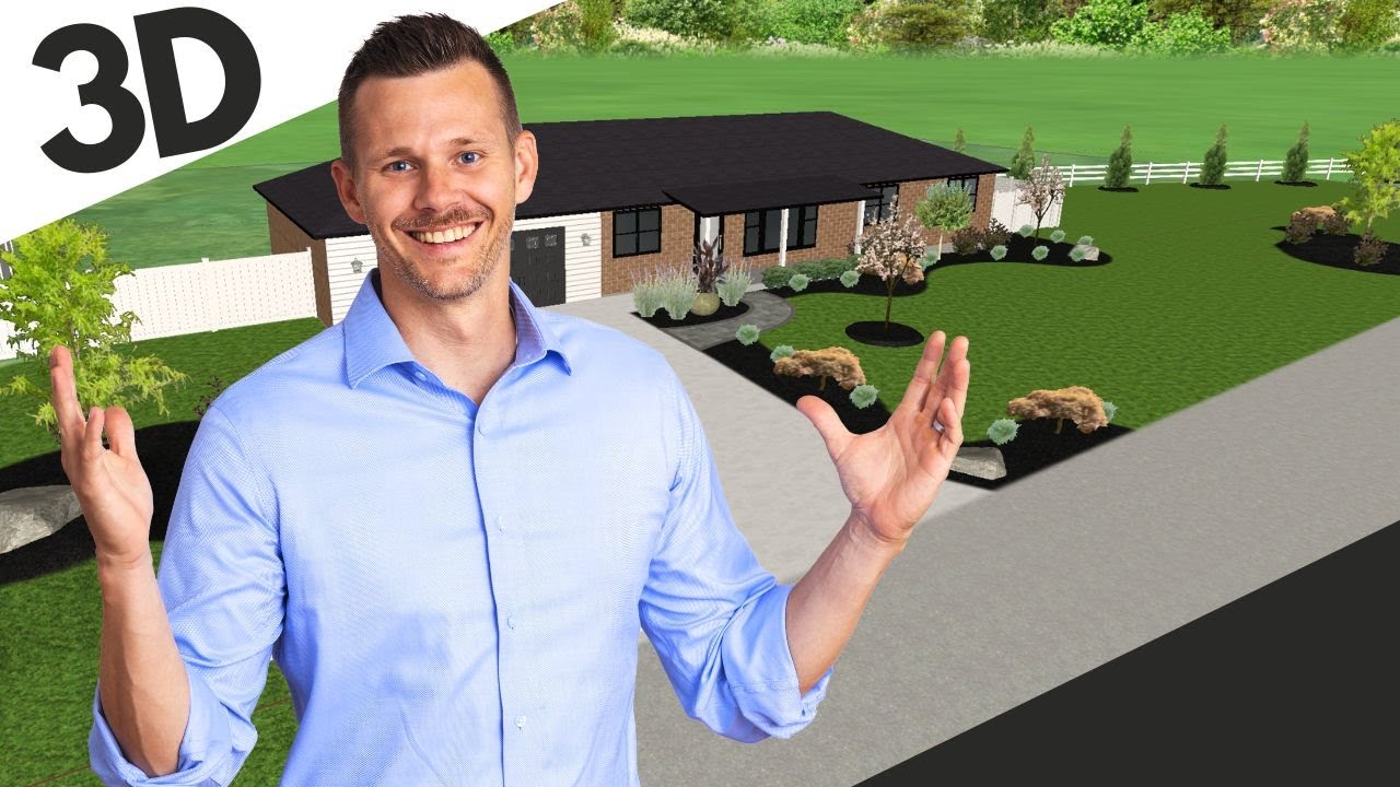 Front Yard 3D Tutorial ✅ (Landscape Designer Secrets Revealed)