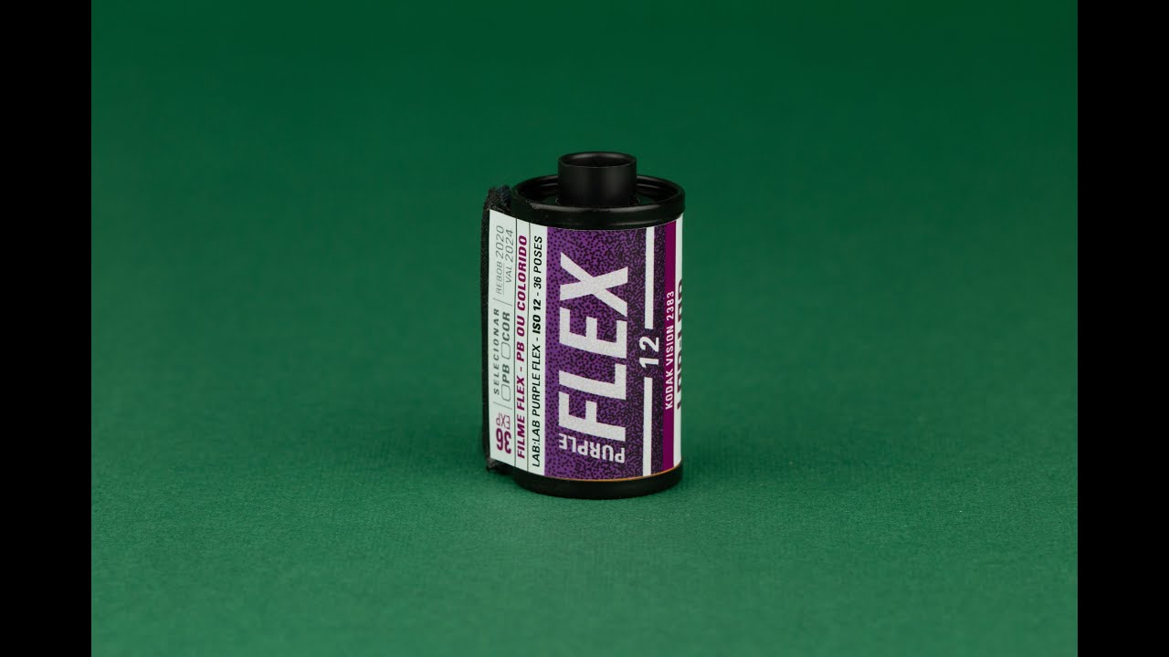 Flex Purple 12 - Filme Colorido Arroxeado ou Preto e Branco - Lab:Lab