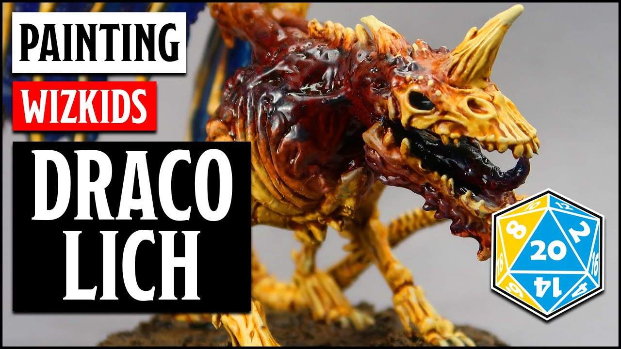 How to paint a Dracolich | D&D Ravenloft Boardagame | Boxes of Shame