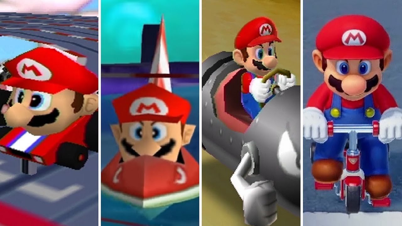Evolution of Racing Minigames in Mario Party Games