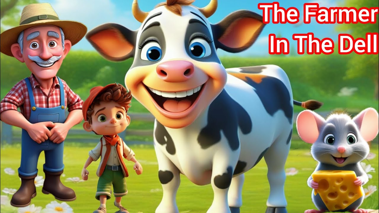 The Farmer In The Dell |Nursery Rhymes For Kids & Baby Song 