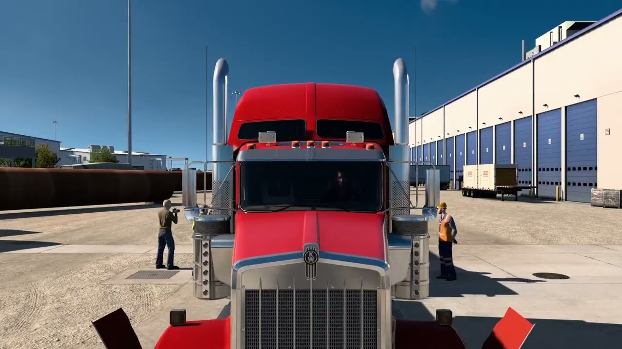 American Truck Simulator - Nadměrná přeprava vrtule i s nocováním a první zakázka s vlastním tahačem