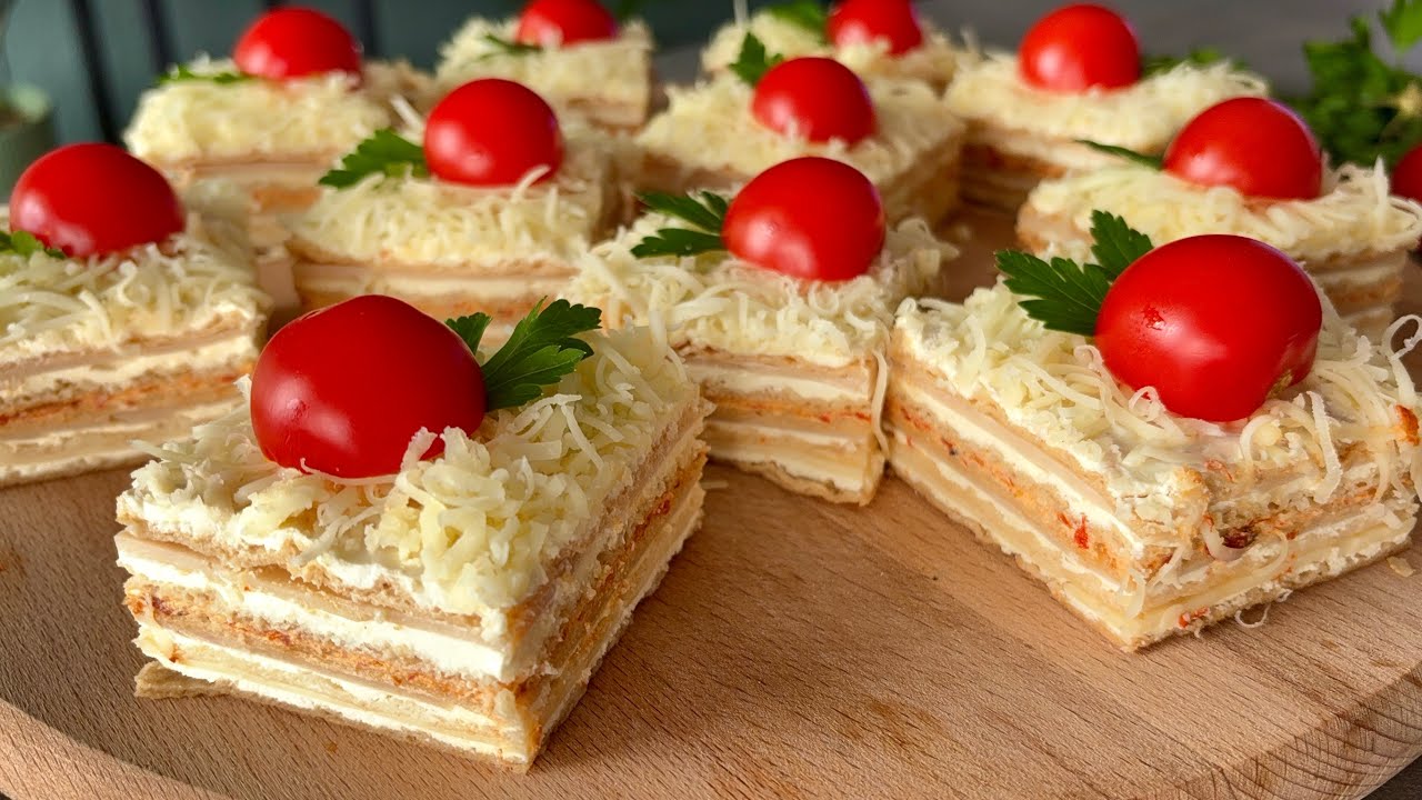 SLANA OBLANDA TORTA 🍰 ODUŠEVITE GOSTE SA OVO NAJBOLJE PREDJELO ✨✨Savory Cake 🍰