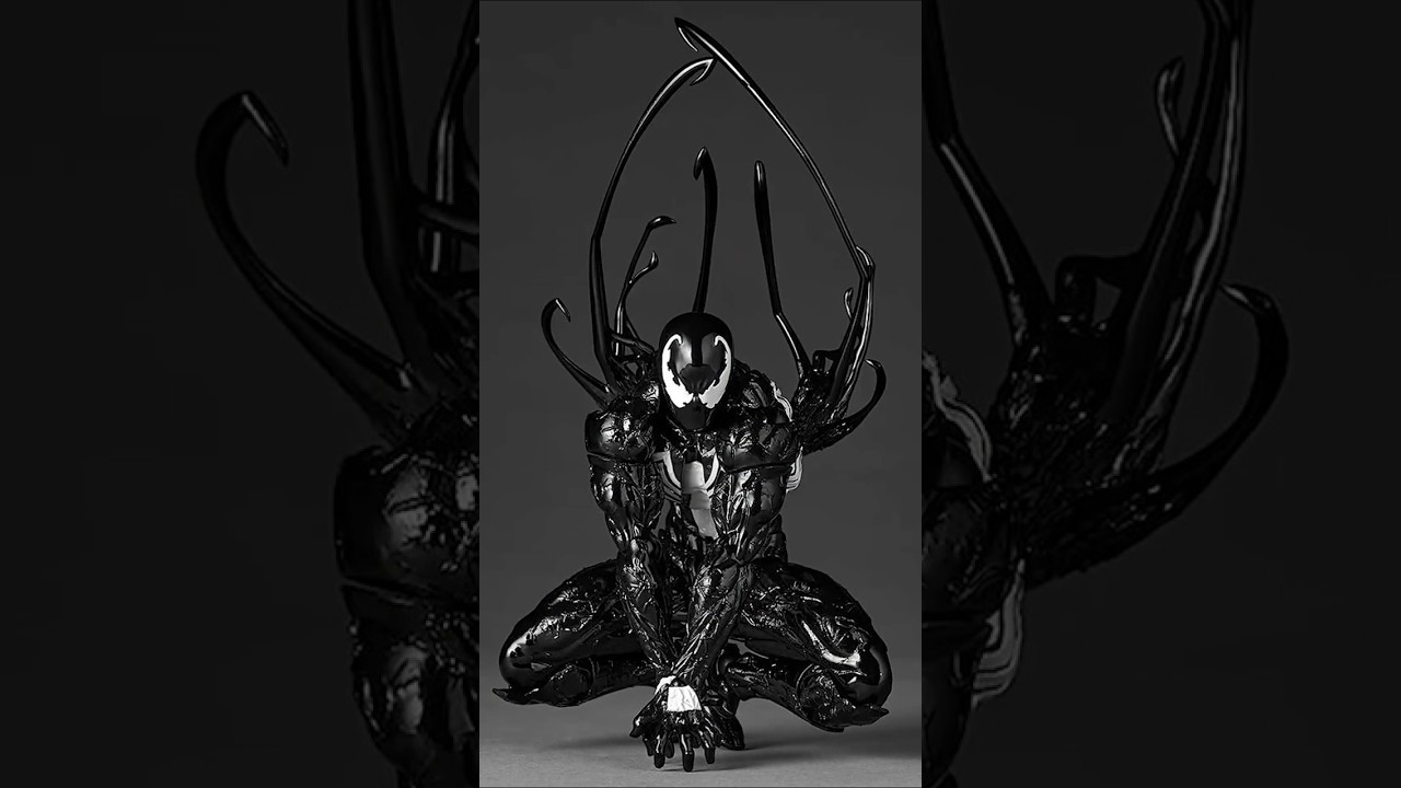 ОТВЕТ REVOLTECH НА ЧЕЛОВЕКА-ПАУКА В ЧЕРНОМ КОСТЮМЕ ОТ MESSTOYS!! 💥 #фигурка #человек-паук #marvel...